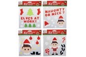 Kreativa spel - Elves Behavin' Badley Elf Gel Sticker Set 4 asst. - 600500