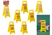 Kreativa spel - Elves Behavin' Badley Elf Slogans Warning Sign 6 asst. - 600305
