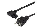 Strömkabel (intern) - Deltaco - power cable - power CEE 7/7 to IEC 60320 C5 - 50 cm - DEL-120-05
