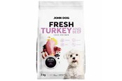 Hundar - John Dog Fresh Kalkon och nötkött - torrt hundfoder - 3kg - 5903769014491