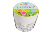Kreativa spel - Creative Craft Group Paint-Your-Own Flowerpot - incl. 4 Paint Colors & 1 Brush - 620017