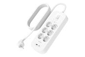 Strömkabel (extern) - Belkin Connect - surge protector - with USB-C and USB-A ports - SRB002VF2M-V2