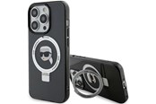 Mobile - Covers & Cases - Karl Lagerfeld KLHMP15XHMRSKHK iPhone 15 Pro Max 6.7" black/black hardcase Ring Stand Karl Head MagSafe - 3666339168421