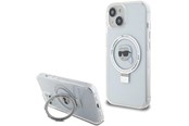 Mobile - Covers & Cases - Karl Lagerfeld KLHMP15SHMRSKHH iPhone 15 6.1" white/white hardcase Ring Stand Karl Head MagSafe - 3666339168513