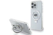Mobile - Covers & Cases - Karl Lagerfeld KLHMP15XHMRSKHH iPhone 15 Pro Max 6.7" white/white hardcase Ring Stand Karl Head MagSafe - 3666339168544