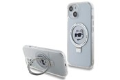 Mobile - Covers & Cases - Karl Lagerfeld KLHMP15SHMRSCHH iPhone 15 6.1" white/white hardcase Ring Stand Choupette Head MagSafe - 3666339168636