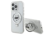 Mobile - Covers & Cases - Karl Lagerfeld KLHMP15XHMRSCHH iPhone 15 Pro Max 6.7" white/white hardcase Ring Stand Choupette Head MagSafe - 3666339168667