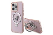 Mobile - Covers & Cases - Karl Lagerfeld KLHMP15XHMRSKCP iPhone 15 Pro Max 6.7" pink/pink hardcase Ring Stand Karl&Choupette MagSafe - 3666339169022