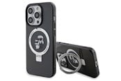 Mobile - Covers & Cases - Karl Lagerfeld KLHMP13LHMRSKCK iPhone 13 Pro 6.1" black/black hardcase Ring Stand Karl&Choupette MagSafe - 3666339169053