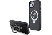 Mobile - Covers & Cases - Karl Lagerfeld Ring Stand Karl&Choupette MagSafe case for iPhone 14 / 15 / 13 - black - 3666339169077