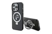 Mobile - Covers & Cases - Karl Lagerfeld Ring Stand Karl&Choupette MagSafe case for iPhone 14 Pro - black - 3666339169091