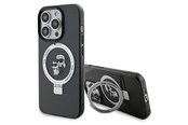 Mobile - Covers & Cases - Karl Lagerfeld KLHMP15XHMRSKCK iPhone 15 Pro Max 6.7" black/black hardcase Ring Stand Karl&Choupette MagSafe - 3666339169145