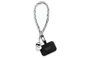 Andra mobiltillbehör - Karl Lagerfeld KLUCHCSKPK Universal Universal Hand Strap Choupette case - silver - 3666339170455
