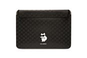 Väskor - Karl Lagerfeld Saffiano Monogram Choupette case for a 14" laptop - black - 3666339170561
