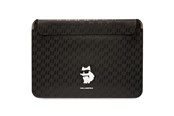 Väskor - Karl Lagerfeld Saffiano Monogram Choupette case for a 16" laptop - black - 3666339170578