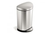 Rengöring - Simplehuman Semi-Round Pedal Bin Brushed Stainless Steel - 10 L - CW1833