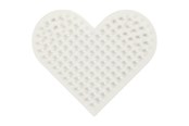 Kreativa spel - Creativ Company NABBI BioBeads Base Plate Small Heart 7x8.5cm - 906785