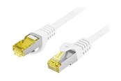 Nätverkskabel - Lanberg patch cable - 50 cm - white - Vit - PCF6A-10CU-0050-W