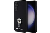 Mobile - Covers & Cases - Karl Lagerfeld Silicone Ikonik Metal Pin case for Samsung Galaxy S23 FE - black - 3666339218645