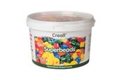 Kreativa spel - Creall Super Beads 7 Shapes 5 Colors - 245 pcs. - 17200