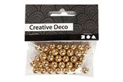 Kreativa spel - Creativ Company Gold beads 50 pcs. - 698221