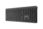 Tangentbord - Gembird - keyboard - dual-mode pro-business slim full size - Cyrillic - black Input Device - Tangentbord - Cyrillic - Svart - KB-WPS-03-CYRL