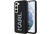 Mobile - Covers & Cases - Karl Lagerfeld 3D Rubber Glitter Logo case for Samsung Galaxy S23+ - black - 3666339241940