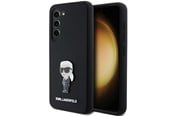 Mobile - Covers & Cases - Karl Lagerfeld Silicone Ikonik Metal Pin case for Samsung Galaxy S23+ - black - 3666339242275