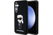 Mobile - Covers & Cases - Karl Lagerfeld Silicone Ikonik case for Samsung Galaxy S24 - black - 3666339242299