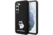 Mobile - Covers & Cases - Karl Lagerfeld Silicone Choupette case for Samsung Galaxy S24 - black - 3666339242329