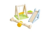 Träleksaker - Bigjigs Wooden Dollhouse Furniture Garden Set - 4-piece - 38006
