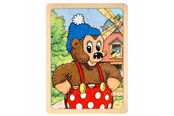 Pusselspel - Rasmus Klump - Framed Wooden Puzzle - 7494