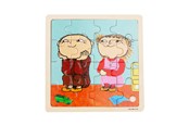 Pusselspel - Alfons Åberg - Framed Wooden Puzzle - Friends - 7835