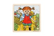 Pusselspel - Pippi Langstrømpe Pippi - Framed Wooden Puzzle - Pippi And Mr. Nilss - 8634