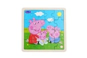 Pusselspel - Peppa Pig - Framed Wooden Puzzle - Siblings - 9007