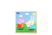 Brädspel - Peppa Pig - Framed Wooden Puzzle - Rebecca Rabbit - 9030