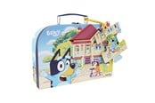 Brädspel - Bluey - Suitcase w. Puzzle - Bike - 9300