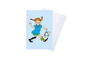 Hobby Tillbehör - Pippi Langstrømpe Pippi - Greeting Card w. Envelope - Pink - 8616