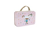 Små presenter till barn - Astrid Lindgren Pippi - Small Tin Suitcase - Pink - 8595
