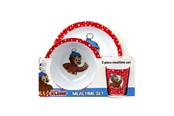 Barnrummet - Rasmus Klump - Mealtime Set - 3pcs - Red - 7482