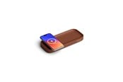 Mobile - Adapters & Chargers - Twelve South Valet Small - Leather Charging Tray | Qi2 15W | USB-C 35W - TS-2684