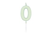 Leksaker - Globos Cake candle 4.5cm Pastel Mint no. 0 - 1190