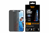Mobiltelefontillbehör-Skyddsfilm - PanzerGlass 2-Way Privacy Screen Protector iPhone 16 | 15 | Ultra-Wide Fit w. Fastfit in-a-box - PG97404