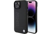Mobile - Covers & Cases - BMW Leather Hot Stamp Case for iPhone 15 Plus - Black - 3666339170820