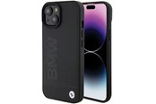 Mobile - Covers & Cases - BMW Leather Hot Stamp Case for iPhone 15 - Black - 3666339170813