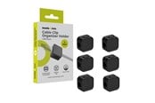 Kabel sleeve - Mobile Origin Cable Cord Organizer Holder CB8 - Black - MO-CM-CB8-BLK