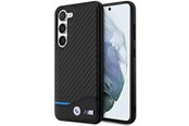 Mobile - Covers & Cases - BMW Leather Carbon case for Samsung Galaxy S23+ - black - 3666339114589