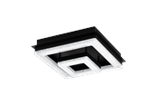 Lampor - EGLO FRADELO 1 LOFT 240X240 SVART/KRISTALL - 99327