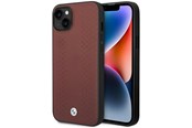 Mobile - Covers & Cases - BMW BMHCP14S22RFGR iPhone 14 6.1" Burgundy/burgundy Leather Diamond Pattern - 3666339066482