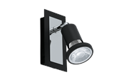 Lampor - EGLO SARRIA SPOT SVART/KROM - 94963